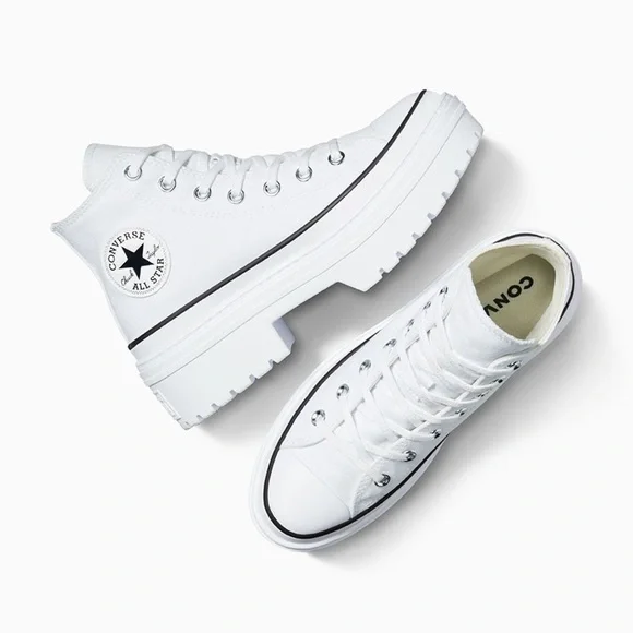 [BNIB] Converse Chuck Taylor All Star Lugged Heel Platform High Top White - US 8 - Picture 10 of 13